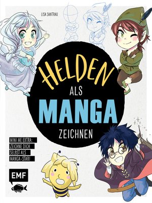 cover image of Helden als Manga zeichnen